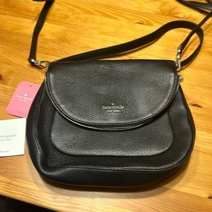 Black Kate spade leather purse NWT